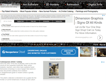 Tablet Screenshot of neosurrealism.artdigitaldesign.com